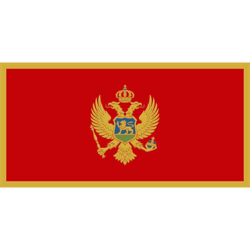 Montenegro Courtesy Flag 30 x 45cm-1